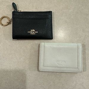 2 coach card case wallets